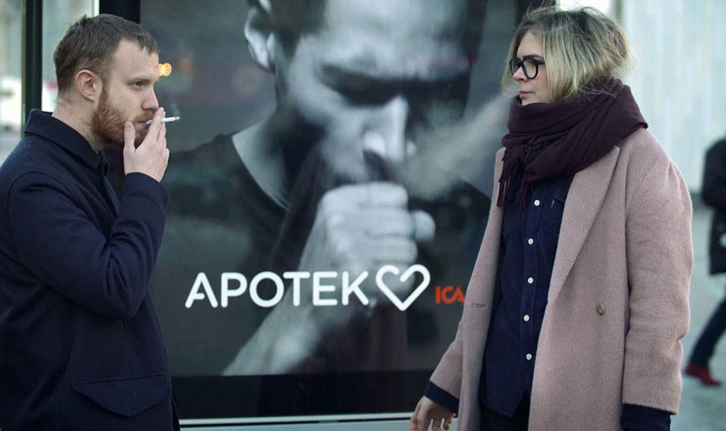 Esse outdoor tosse se você fumar perto dele