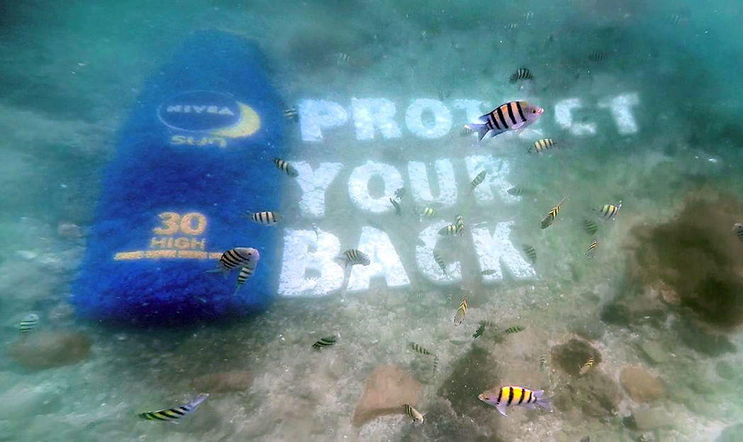 O anúncio aquático e ecologicamente correto do Nivea SUN