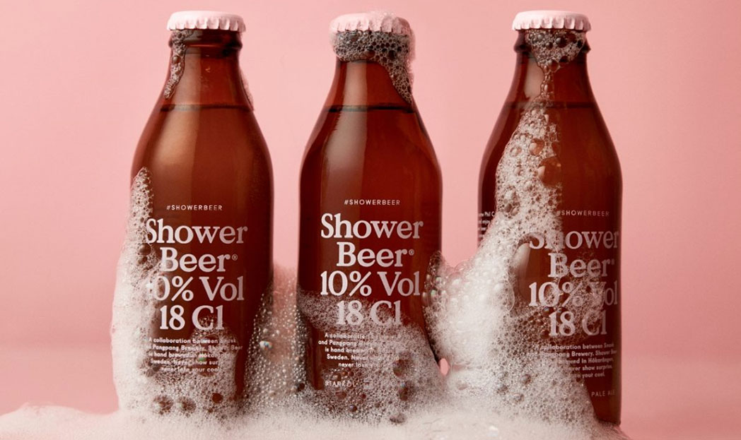 Cerveja para beber no chuveiro e que serve de condicionador