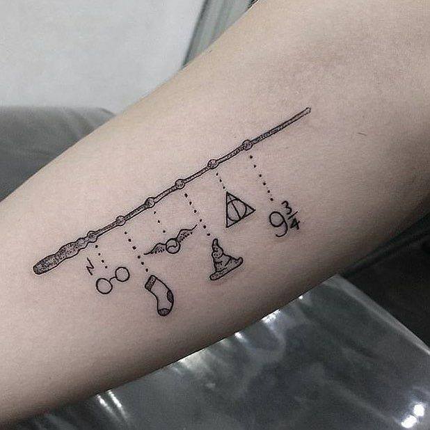 Inspiração de Tatuagem para Fãs de Harry Potter *.*