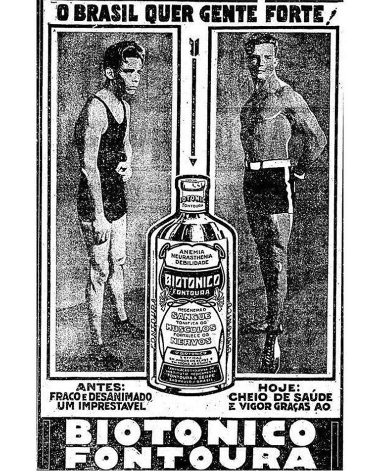 “Não seja um imprestável. Tome Biotônico Fontoura” 😅 Anúncio antigo do Biotônico